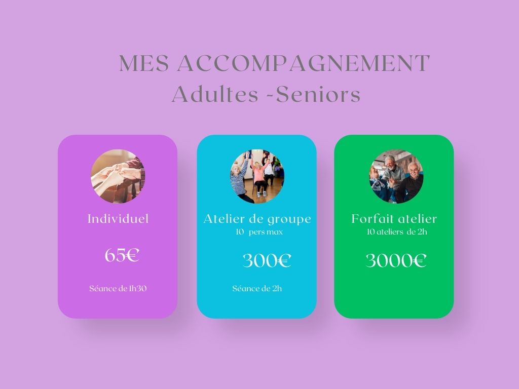 LES ATELIERS ADULTES ET SENIORS 